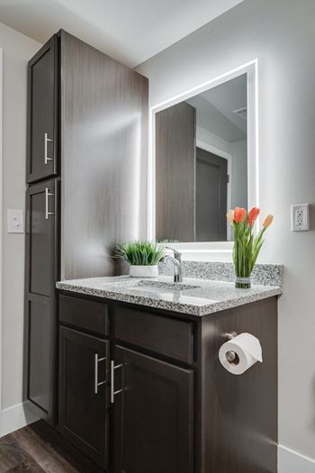 Built-in linen closets